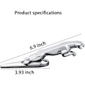 Pikkukuva 3 / 5: Uusi Jaguar 3D-emblemi auton etuosan konepeltiin, kromattu kotka-merkki auton tarvikkeet