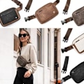 Miniatyrbillede 3 af 3: Dame PU læder bæltetaske Crossbody taljetaske Rejse skuldertasker