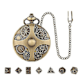 Pikkukuva 1 / 4: Mini Dnd Noppasarja Steampunk-vaihde Taskukello Noppasarja Metalli Dd Nopat Roolipelilauta Pelitarvikkeet Pöytäpeliseikkailuihin b