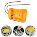 Miniatyrbillede 1 af 5: Batteriadapter Power Wheels Adapter Kompatibel Med Dewalt Batteri 18v Power Dock Holder Power Mount Connector