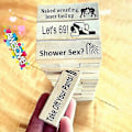 Miniatyrbild 1 av 4: Super Naughty Block Tower Game - Paraktiviteter för par & dejtnight-idéer - 48 block
