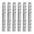 Miniatyrbillede 1 af 3: 6 stk Spiral Notebook D-Ring Binder Mekanisme A4 Ryg Stænger 6 Hull Binder Mekanisme Lærebog Binder Binder Clips Metal