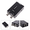 Miniatyrbilde 2 av 5: G703 Koaksial BNC til RJ45 75Ohm Kobberskaft til 120ohm Signalomforming