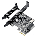 Miniatyrbilde 1 av 5: PCI-e 1x til USB 3.2 Gen1 5gbps 20-pins frontpanel-hode (til Type-C frontpanel-hode) Frontpanel