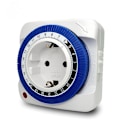 Miniatyrbilde 4 av 4: 24-timers Elektrisk Uttak Mini Timer, Mekanisk Segment, For Å Spare Energi