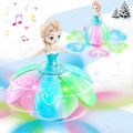 Miniatyrbild 1 av 5: Isdrottning Leksaker för Flickor, Dansande Prinsessa Interaktiv Snurrrobot Leksak för Små Flickor med Färgglada Blinkande Ljus & Musik, Föreställ dig Jul Födelse