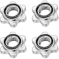 Miniatyrbillede 1 af 3: Sæt af 4 Dumbbell Spinlock, Skridsikker 25 Mm Standard Spinlock Klemmer, Skruehætter til Dumbbell Stænger, Barbell Stjerne Klemmer -t