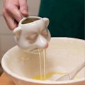 Miniatyrbilde 3 av 5: Runny Nose Style Eggeplommeseparator Praktisk Keramisk Eggeplommedeler Bakeassistent KAESI