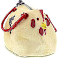 Miniatyrbillede 1 af 3: Hen Couture Pu Kyllinge Taske Kreativ Sjov Hane Håndtaske