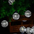 Miniatyrbilde 2 av 2: Marokkansk Lampe, Julepynt, Innendørs Lyslenke, 3 Meter | 20 LED Orientalsk Dekorasjon (hvitt lys