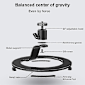 Miniatyrbilde 3 av 5: Stativ for projektor på skrivebord, metallholder, justerbar i flere vinkler, for Xgimi H2 / Xgimi H3 / Xgimi Halo-projektor