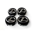 LX03 - 62MM 4-pack Navkapslar Lexus Silver one size