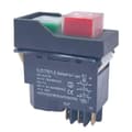 Kjd17 6-polig elektromagnetisk start tryckknappsbrytare 15A AC250V IP55 vattentät säkerhetsutrustning