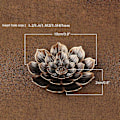 Miniatyrbillede 3 af 5: Lotus Røgelsespindholder - Zinklegering Multi-Hul Plade med Askeopsamler