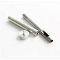Pikkukuva 4 / 5: Purjerenkaan asennustyökalusarja 50 purjerenkaalla 6 mm:n tummanharmaa viimeistely DIY Kydex -tuppiin, Kydex-purjerenkaat
