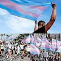 Miniatyrbillede 3 af 5: Crday Transkønnet Flag 3x5 Ft, Lgbt Flag, Indendørs Og Udendørs Festival Party Transkønnet Flag Gave