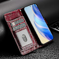 Miniatyrbillede 2 af 5: PU Læder Etui Til Motorola Moto G32 (Mørkerød)
