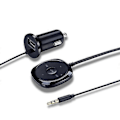 Miniatyrbild 2 av 5: Bluetooth-bilsats Bluetooth-mottagare, Bluetooth handsfree-ljudadapter inbyggd mikrofon luftventilklämma, 2.1A USB-billaddare