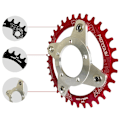 Miniatyrbild 4 av 5: E-Cykel Vevarm 104BCD 32T Kedjekrans Adapter Kit för Mid Drive Motor BBS01 BBS02 Cykelkonverteringsdelar Svart
