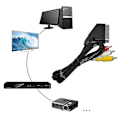 Miniatyrbilde 2 av 5: 1.8m AV Scart Audio Videokabel TV-ledning for NES for NES RGB Scart-kabelplugg