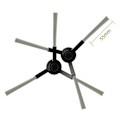 Miniatyrbillede 2 af 5: Til ZOOZEE Z70 Robotstøvsuger Spin Edge Sidebørste Reservedele Udskiftningstilbehør