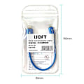 Miniatyrbillede 4 af 4: ISOFT IS-003A Data Transmission Cord Lightning til Lightning Easy Copy Datakabel til iPhone