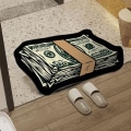 Miniatyrbilde 3 av 5: 100 Dollar Seddel Teppe - Kunst Penger Teppe Dekorasjon