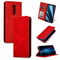 Pikkukuva 1 / 4: Retro-tyylinen magneettinen vaakasuora nahkakotelo Sony Xperia 1 & Xperia XZ4 -puhelimille
