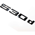 Miniatyrbild 2 av 4: 530d Svart Blank Baklucka Emblem Tuning Modifikation för E39 E60 E61 F10 F11 F07 F18 G30 G31 G38 HB8L3