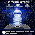 Miniatyrbilde 3 av 5: 13-i-1 Planetarium Galaxy Stjerneprojektor Nattelys HD Stjerneklar Aurora Projektorlampe for Barn Soverom
