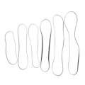 Miniatyrbilde 1 av 3: 6 stk. platespillere reim vinyl platespiller reim 45 platespiller adapter