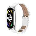 Miniatyrbild 1 av 3: För Xiaomi Mi Band 7 / 7 NFC MIJOBS Plus Metallskal Mikrofiberläder Klockarmband