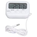 Miniatyrbillede 1 af 5: Vandtermometer, LCD Digital Display Temperaturmålingsværktøj til Fiskedam Akvarium, -40~70