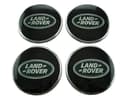 Land Rover Svart & Grön Navkapslar Fälgar 63mm Set Om 4 St