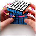 Miniatyrbilde 3 av 3: Nytt produkt, 6x6 Speed Cube 6 Av 6 Stor Speed Cube 6x6x6 Cube Puslespill Leke Svart
