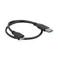 Pikkukuva 2 / 5: Supernopea USB 3.0 A-uros - Micro B -kaapeli ulkoiselle kiintolevylle HDD