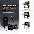 Miniatyrbilde 5 av 5: Passer til Masterbuilt Strømadapter 560/800/1050 Xl 9004190216 Reservedel Ft