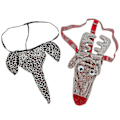 Miniatyrbild 2 av 2: 2 st Herr T-backs Djur G-string Herr T-backs Man Thong Leopard Thong Underkläder