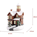 Miniatyrbilde 2 av 5: Miniatyr Retro med Belysning Julenlandsby Juledekorasjon Hy