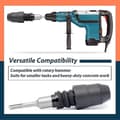 Adapter för SDS PLUS till SDS MAX 81/4 tum lång för borrhammare, legerat stål, svart adapter för borrhammare Adapter Ref: 4997 2025