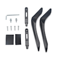 Miniatyrbillede 3 af 4: Bedste 2 stk. Universal TV-Stativ Base Mount til 32-65 tommer Samsung Vizio Sony LCD TV Ikke til LG TV Sort TV Beslag Bordholder