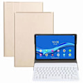 Miniatyrbilde 1 av 2: For Lenovo Tab M10 FHD Plus 10.3 X606F/X606X Lærtablett Hard Case & Tastatur C