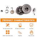 Miniatyrbilde 5 av 5: Gressklipper Motorsag Drev Clutch Trommel for 017 018 021 023 025 MS170 MS180 MS210 MS230 MS250 Repl