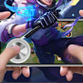 Miniatyrbillede 3 af 4: Mobiltelefon Spil Joystick til Smartphone Tablet til Touch Screen Joypad Spil Controller Stick