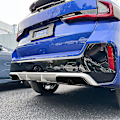 Miniatyrbild 4 av 4: Bilens bakre stötfångar diffusor läppskydd bagageutrymme nedre splitter spoiler skydd för X1 IX1 U11 2023+ A