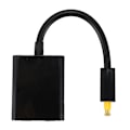 Miniatyrbild 4 av 5: Digital SPDIF optisk ljudsplitter 2-vägs Toslink splitteradapter 1 ingång 2 utgång SPDIF optisk