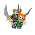Pikkukuva 2 / 4: 8 kpl Ninja Ninja Series Niya Lloyd Warrior X Puzzle Kootatut Rakennuspalikat Minifiguuri Leikki