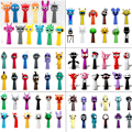 Miniatyrbillede 2 af 2: 12 stk. Rhythm Box Series Figurer Perifer Spil Dukke Dukke Kage Bage Desktop Ornament Model
