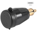 Pikkukuva 2 / 5: Vedenpitävä moottoripyörän DIN-pistokelaturi QC3.0 USB- ja Type C 30W Power Delivery -sovittimella Soc