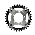 Miniatyrbild 1 av 5: E-Cykel Vevarm 104BCD 32T Kedjekrans Adapter Kit för Mid Drive Motor BBS01 BBS02 Cykelkonverteringsdelar Svart